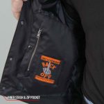 Hot Leathers VSM2002 Men’s Black ‘Back Off Finger’ Conceal and Carry Leather Vest - Image 8