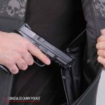 Hot Leathers VSM2003 Men’s Black ‘Ancient Skulls’ Conceal and Carry Leather Vest - Image 5