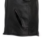 Hot Leathers VSM5001 USA Made Men’s Black Premium Steerhide Leather Club Style Vest - Image 15