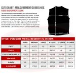 Hot Leathers VSM5004 USA Made Men’s ‘Chaos’ Black Premium Dual Closure Leather Vest - Image 3
