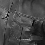 Milwaukee Leather USA MADE MLVSM5004 Men’s Black Chaos Premium Dual Closure Motorcycle Leather Vest - Image 7