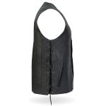 Hot Leathers VSM5005 Men’s USA Made Buffalo Nickel Snap Premium Leather Vest - Image 11