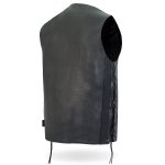 Hot Leathers VSM5005 Men’s USA Made Buffalo Nickel Snap Premium Leather Vest - Image 12