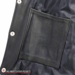 Hot Leathers VSM5005 Men’s USA Made Buffalo Nickel Snap Premium Leather Vest - Image 6