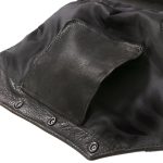 Hot Leathers VSM5006 USA Made Men’s Black Classic Premium Leather Vest - Image 8