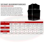 Hot Leathers VSM5008 USA Made Men’s Black Western Style Side Lace Premium Leather Biker Vest - Image 3