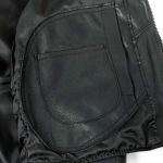 Hot Leathers VSM5009 USA Made Men’s Black V-Neck Premium Leather Zippered Motorcycle Rider Vest - Image 5