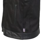 Hot Leathers VSM5101 Men’s USA Made Denim and Leather Biker Rider Vest with Red Lining - Image 10
