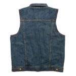 Hot Leathers VSM6001 Men’s Blue Denim Vest - Image 7