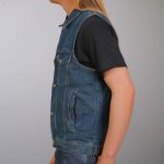 Hot Leathers VSM6001 Men’s Blue Denim Vest - Image 6