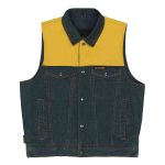Hot Leathers VSM6103 Men’s ‘2-Tone’ Leather and Denim Club Style Biker Vest - Image 10