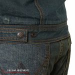Hot Leathers VSM6103 Men’s ‘2-Tone’ Leather and Denim Club Style Biker Vest - Image 7