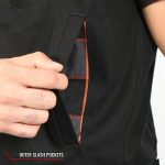 Hot Leathers VSM6204 Men’s ‘2-Tone’ Denim and Flannel Club Style Biker Vest - Image 5