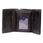 Hot Leathers RFID Tri Fold Leather Wallet WLD1018 - Image 2