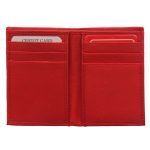 Hot Leathers Red Credit Card Holding Wallet WLD1020 - Image 2