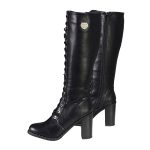 Milwaukee Leather X9442 Women’s Black Lace-Up Tall Fashion Biker Boots with High Heel & Studs - Image 5