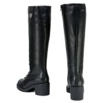 Milwaukee Leather XBL9442 Women’s Black Lace-Up Tall Fashion Biker Boots with Square Heel - Image 6