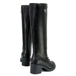 Milwaukee Leather XBL9442 Women’s Black Lace-Up Tall Fashion Biker Boots with Square Heel - Image 7