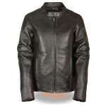 Milwaukee Leather LKL2720 Women’s Black Classic Side Lace Leather Motorcycle Jacket