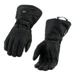 Nexgen Heat NXG17501SET Men’s Black Leather and Textile Heated Motorcycle Gloves w/Battery and Harness Wire - Image 7