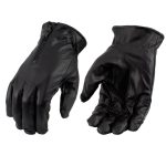 Men’s XG2055 Black Winter Biker Leather Motorcycle Riding Gloves - Image 3