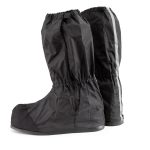Unisex XS002 Black Full Coverage Hard Walking Sole Motorcycle Rain Boot Covers - Image 4