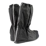 Unisex XS002 Black Full Coverage Hard Walking Sole Motorcycle Rain Boot Covers - Image 11