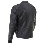 Milwaukee Leather LKM17014 Men’s Matte Black Premium Leather Protective Motorcycle Racing Style Biker Jacket w/ CE Armor - Image 4