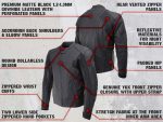 Milwaukee Leather LKM17014 Men’s Matte Black Premium Leather Protective Motorcycle Racing Style Biker Jacket w/ CE Armor - Image 12