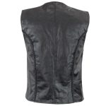 Milwaukee Leather XS1246 Ladies Black ‘Braided’ Classic Leather Vest - Image 7