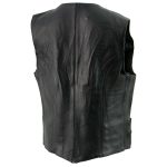 Milwaukee Leather XS1253 Women’s Classic Black Leather Vest with Buffalo Nickel Snap Buttons - Image 7