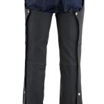 Milwaukee Leather LKM5717 Men’s Flat Black Premium Leather Motorcycle Rider Biker Chaps w/ Jean Pockets - Image 6