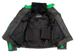 Leather King XS2126 Men’s Green and Black ‘Moto’ Biker Jacket - Image 2