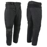 Men’s XS2821 Black Water-Resistant Nylon Racing Over Pants with Armor - Image 3