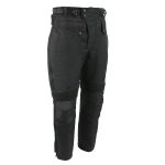 Men’s XS2821 Black Water-Resistant Nylon Racing Over Pants with Armor