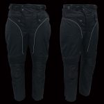 Men’s XS2821 Black Water-Resistant Nylon Racing Over Pants with Armor - Image 2