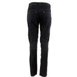 Ladies XS2823 Black Denim Motorcycle Pants with CE Approved Armor - Image 3