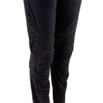 Ladies XS2823 Black Denim Motorcycle Pants with CE Approved Armor - Image 7