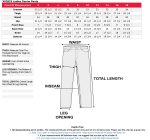 Ladies XS2823 Black Denim Motorcycle Pants with CE Approved Armor - Image 6