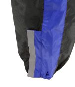 NexGen Ladies XS5001 Black and Blue Water Proof Rain Suit with Reflective Piping - Image 10