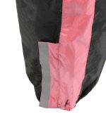 NexGen Ladies XS5001 Black and Pink Water Proof Rain Suit with Reflective Piping - Image 9
