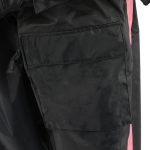 NexGen Ladies XS5001 Black and Pink Water Proof Rain Suit with Reflective Piping - Image 5