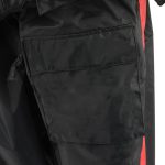 NexGen Ladies XS5001 Black and Red Water Proof Rain Suit with Reflective Piping - Image 5
