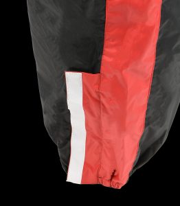 NexGen Ladies XS5001 Black and Red Water Proof Rain Suit with Reflective Piping - Image 9