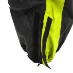 NexGen Ladies XS5001 Black and Hi-Vis Yellow Water Proof Rain Suit with Reflective Piping - Image 9