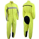 NexGen Men’s XS5004 Yellow Hi-Viz Water Proof Rain Suit with Reflective Panels - Image 3