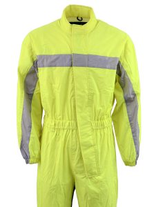 NexGen Men’s XS5004 Yellow Hi-Viz Water Proof Rain Suit with Reflective Panels - Image 5