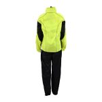 NexGen Men’s XS5021 Neon Green Hi-Viz Hooded Water Proof Rain Suit - Image 2