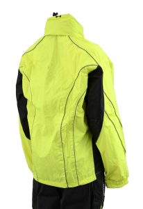 NexGen Men’s XS5021 Neon Green Hi-Viz Hooded Water Proof Rain Suit - Image 6