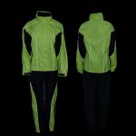 NexGen Men’s XS5021 Neon Green Hi-Viz Hooded Water Proof Rain Suit - Image 3